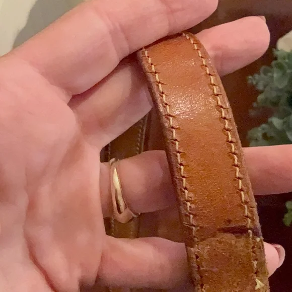 Louis Vuitton Monogram Tan and Brown Messenger Bag